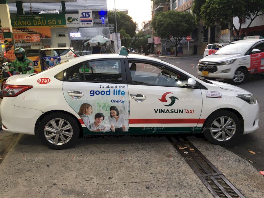 OnePay quảng cáo taxi OnePay quảng cáo taxi