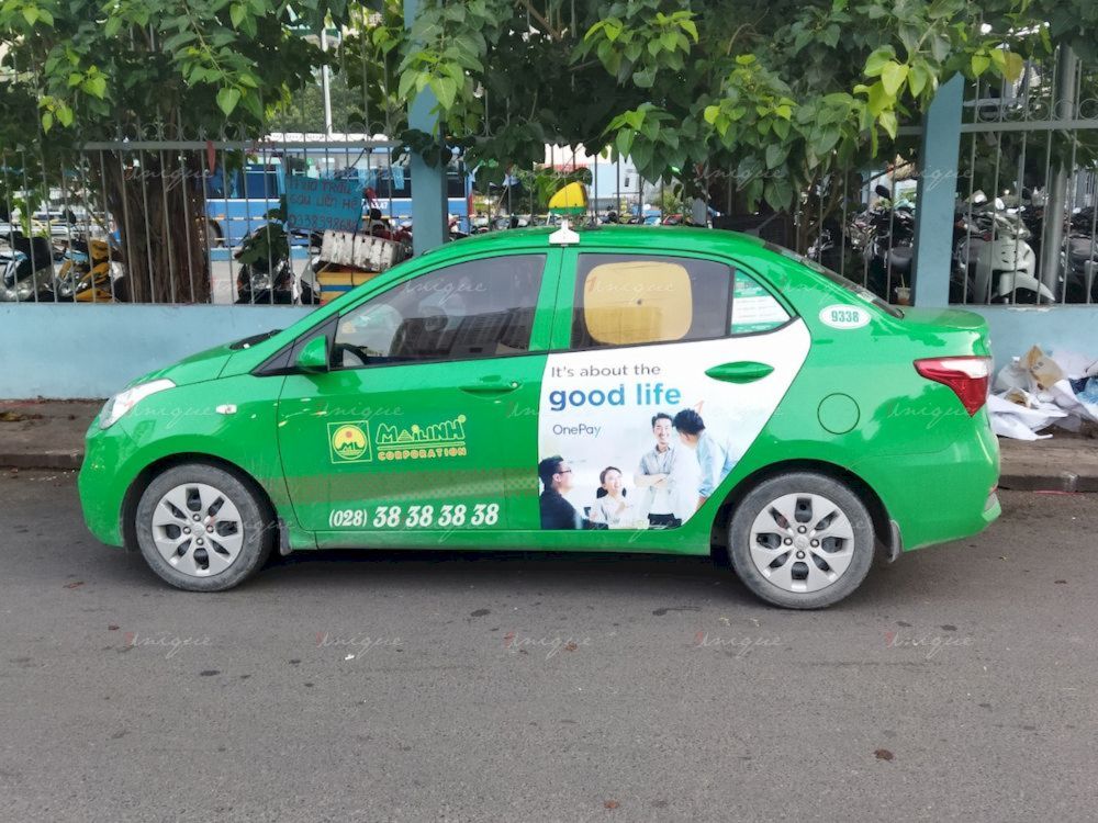 OnePay quảng cáo taxi OnePay quảng cáo taxi