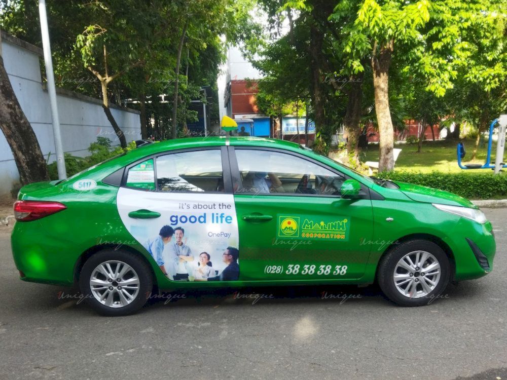 OnePay quảng cáo taxi OnePay quảng cáo taxi