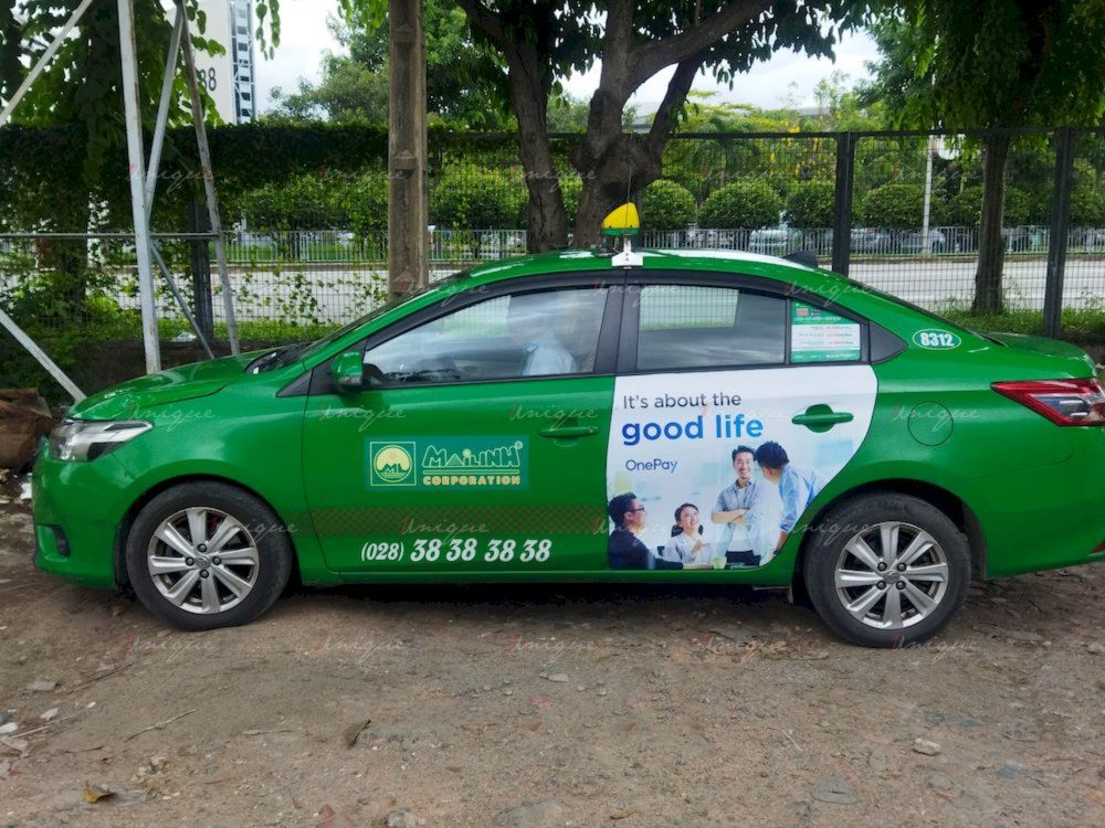 OnePay quảng cáo taxi OnePay quảng cáo taxi
