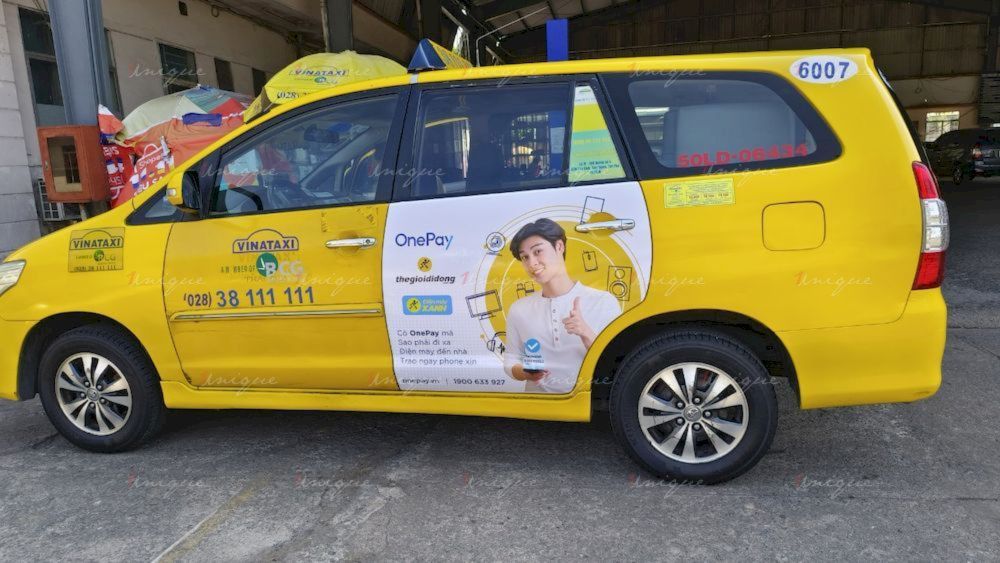 OnePay quảng cáo taxi OnePay quảng cáo taxi