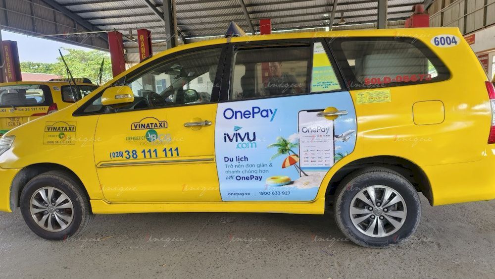OnePay quảng cáo taxi OnePay quảng cáo taxi