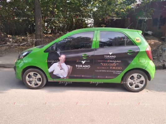 Torano quảng cáo taxi