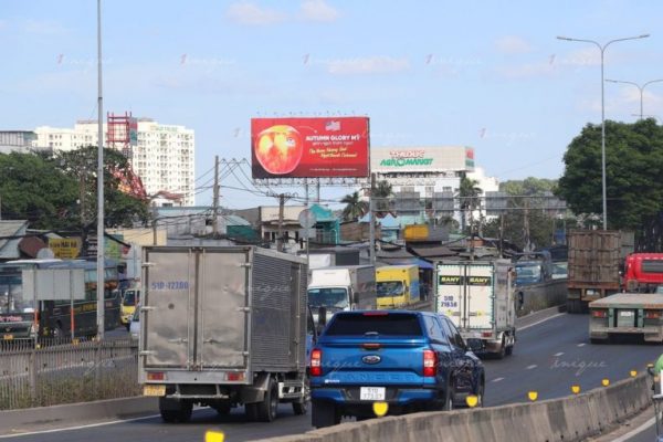Dự án Billboard quảng cáo của Hoàng Thọ Fruits tại Chợ Đầu mối Thủ Đức (TP.HCM)