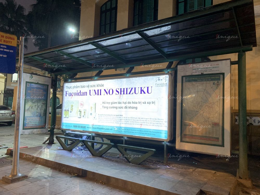 Fucoidan phủ sóng với chiến dịch OOH tích hợp (Pano, LED, LCD, quảng cáo nhà chờ xe bus)