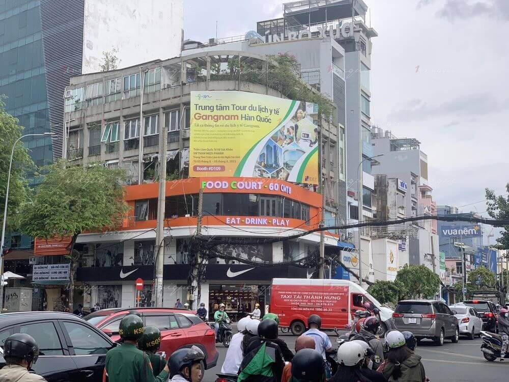 Dự án quảng cáo Pano của Trung tâm Tour Du lịch Y tế Gangnam Hàn Quốc tại Hồ Chí Minh